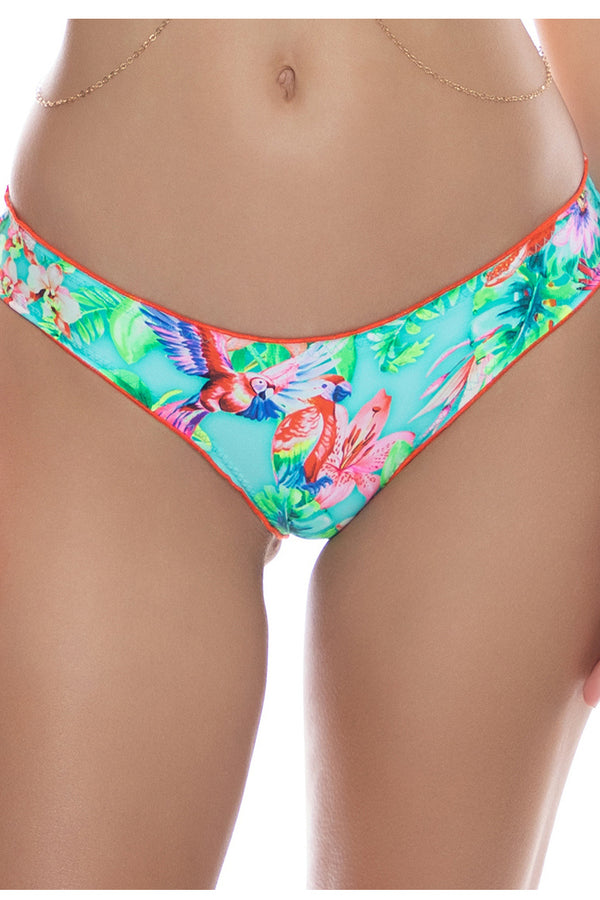 Luli Fama Carribean Fantasy Wavy Full Ruched Back Bottom